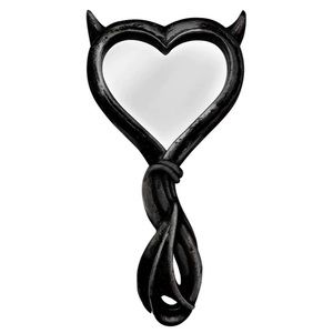 Devil Heart Hand Mirror